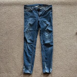 All Saints Dark Blue Skinny Jeans